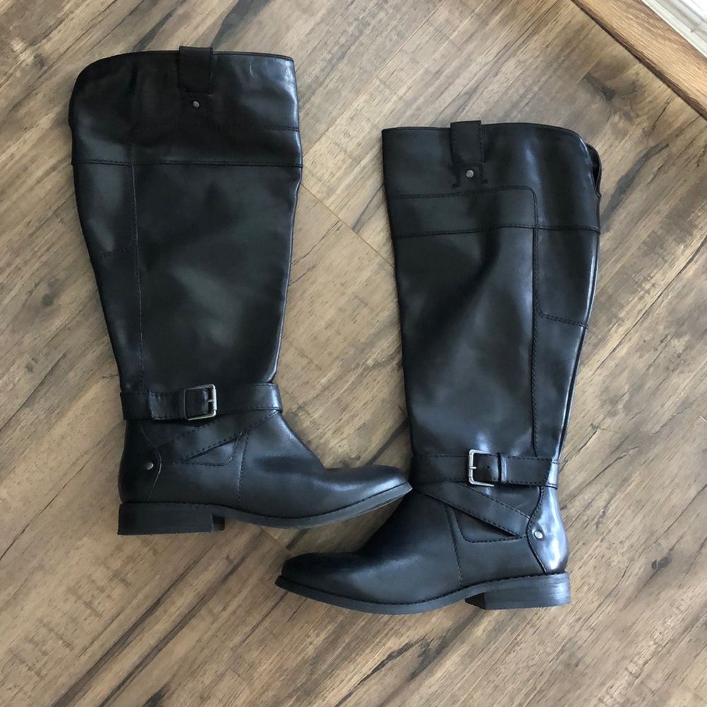 Marc Fisher Black leather boots